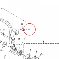 YAMAHA - ROZR. NOZNY nr: 5XD156200000