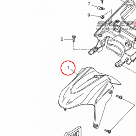 YAMAHA - blotnik nr: 1PHF151100P3