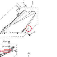 YAMAHA - tulejka nr: 903870701500