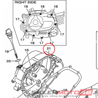 YAMAHA - simmering nr: 931011084300