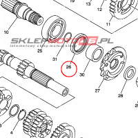 YAMAHA - simmering nr: 931023248000