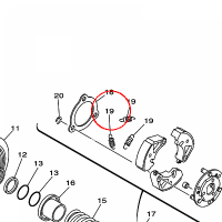 YAMAHA - SPREZYNA SPRZEGLA nr: 5RU166260100