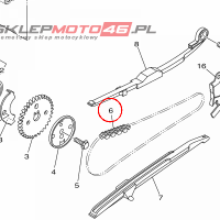 YAMAHA - CHAIN nr: 94568A609000