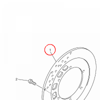 YAMAHA - TARCZA HAM. nr: 3P62582W0000