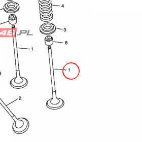 YAMAHA - zawor dolot. nr: 2C0121110000