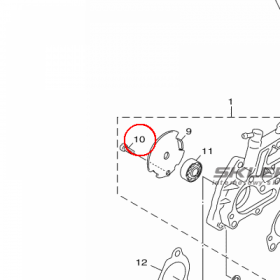 YAMAHA - BOLT, FLANGE nr: 950220601200