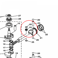 YAMAHA - SWORZEN BLOK. nr: 936021410400