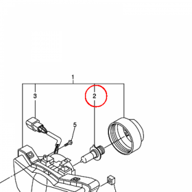 YAMAHA - zarowka nr: 5UM84314E000