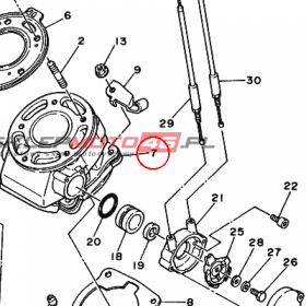 YAMAHA - cylinder nr: 3MB113110000