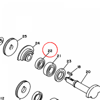 YAMAHA - lozysko nr: 933062021100