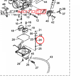 YAMAHA - USZCZELKA nr: 1C0E43970000