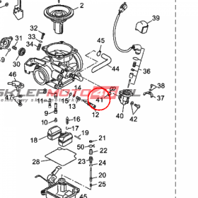 YAMAHA - USZCZELKA nr: 1C0E43972000