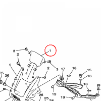 YAMAHA - szyba nr: 4FU283810000