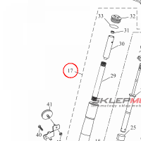 YAMAHA - AMORTYZATOR PRZ. nr: BR6F31032100