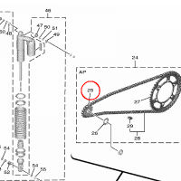 YAMAHA - ZEBATKA ZDAWCZA nr: 9383E1323300