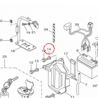 YAMAHA - tulejka nr: 9038706X0100