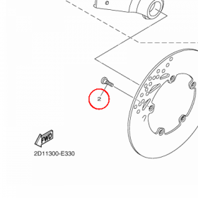 YAMAHA - sruba nr: 901090804600