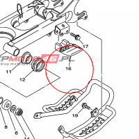 YAMAHA - PROWADNICA LANC. nr: 38W221990000