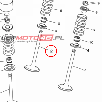 YAMAHA - ZAWOR WYDECH. nr: 33D121210000