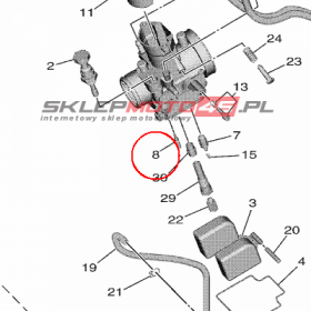 YAMAHA - DYSZA nr: 4MX149480600