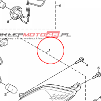 YAMAHA - kierunkowskaz nr: 5MLH33100000