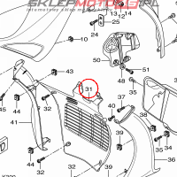 YAMAHA - WLOT POW. PLAST. nr: 5B2F837N0000