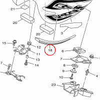 YAMAHA - emblemat nr: 5C7241610000