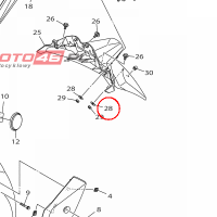 YAMAHA - podkladka nr: 902010608800