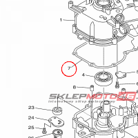 YAMAHA - uszczelka cylindra nr: 6BX113510000