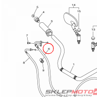 YAMAHA - linka gazu nr: 5S7263110000