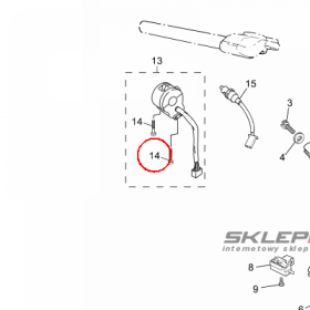 YAMAHA - SCREW SWITCH FITTING nr: 5D7H395W0000