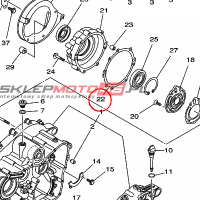 YAMAHA - USZCZELKA nr: 5GH154630000