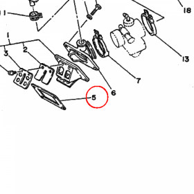 YAMAHA - USZCZELKA nr: 33G136210000