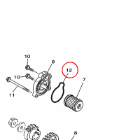 YAMAHA - uszczelniacz nr: 93210-53801-00