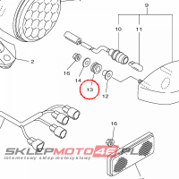 YAMAHA - tulejka nr: 904801100800