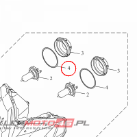 YAMAHA - GROMMET nr: BC6H41520000