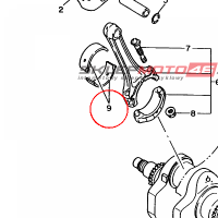 YAMAHA - panewka nr: 3LD116561000