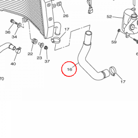 YAMAHA - PRZEWOD nr: 14B125780000