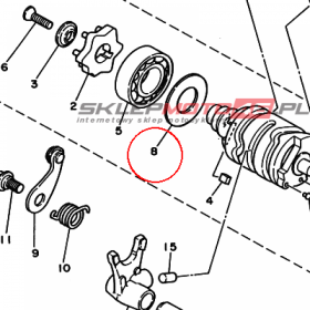 YAMAHA - podkladka nr: 90201203F000