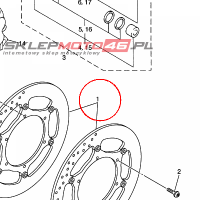 YAMAHA - TARCZA HAM. nr: 5VS2581T0100