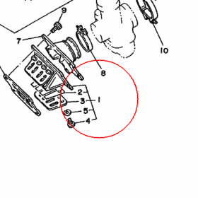 YAMAHA - ZAWOR PLYTKOWY nr: 56A136100100