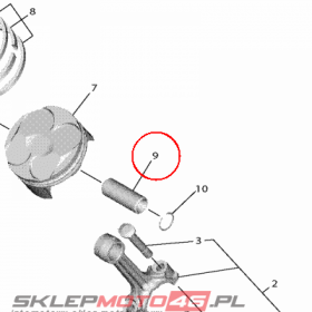 YAMAHA - sworzen toka nr: 2C0116330000