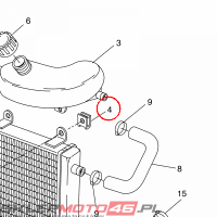 YAMAHA - nakretka nr: 9018306X0000