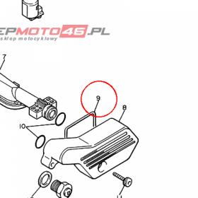 YAMAHA - ZIMMERING nr: 22U134150000