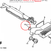 YAMAHA - uszczelniacz nr: 932101515100