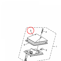 YAMAHA - KLOSZ LAMPY nr: 4GY847330000