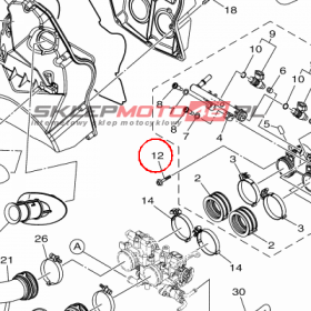 YAMAHA - sruba nr: 901100634600