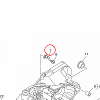 YAMAHA - NOZZLE 3 nr: 1SL151550000