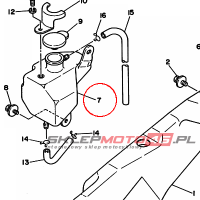 YAMAHA - ZBIORNIK WYROWNAWCZY nr: 3TU218710000