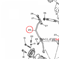 YAMAHA - PRZEWOD nr: 3YF131610000